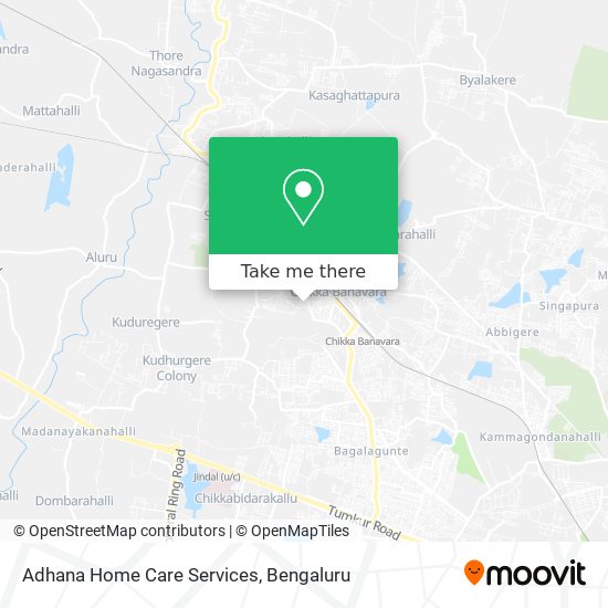 Adhana Home Care Services map