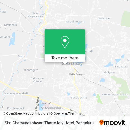 Shri Chamundeshwari Thatte Idly Hotel map