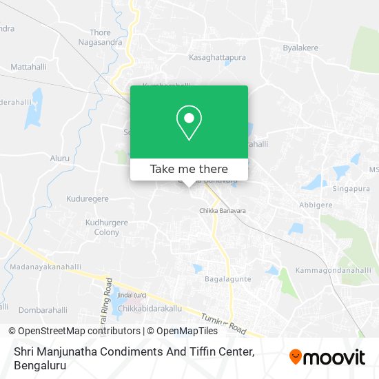 Shri Manjunatha Condiments And Tiffin Center map