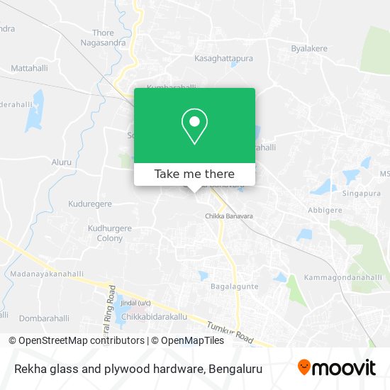 Rekha glass and plywood hardware map