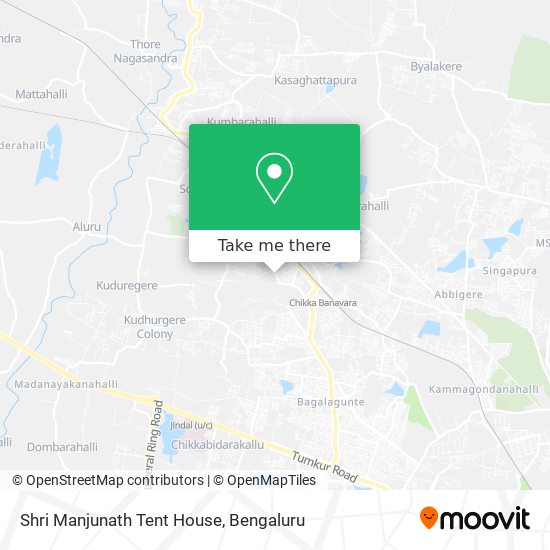 Shri Manjunath Tent House map