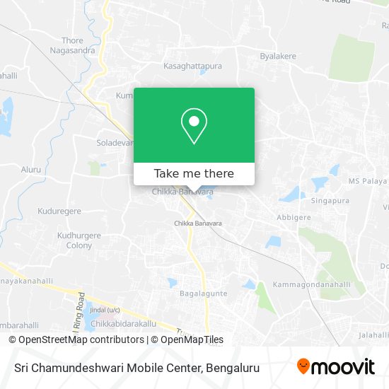 Sri Chamundeshwari Mobile Center map