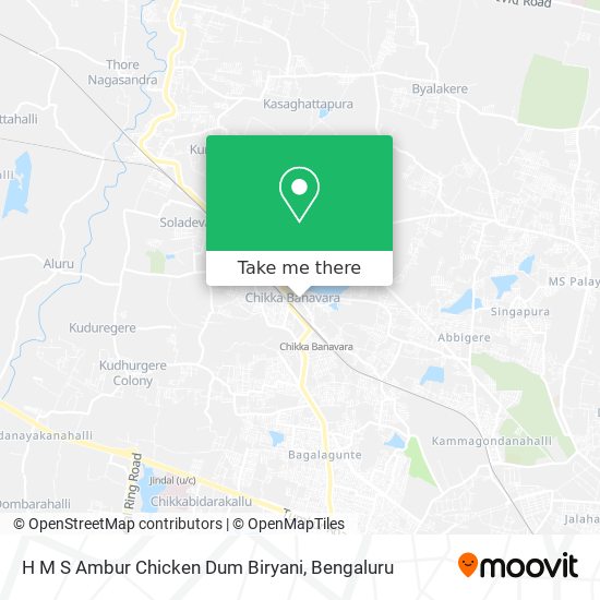 H M S Ambur Chicken Dum Biryani map