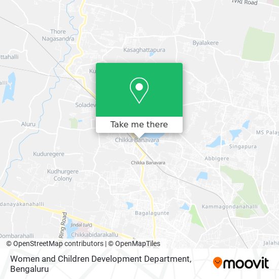 Women and Children Development Department map