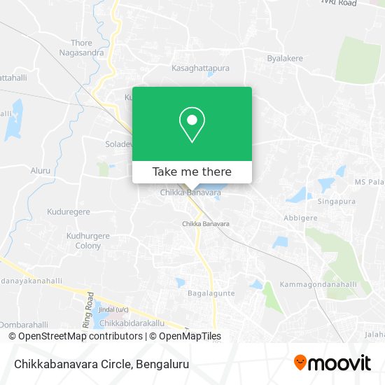 Chikkabanavara Circle map