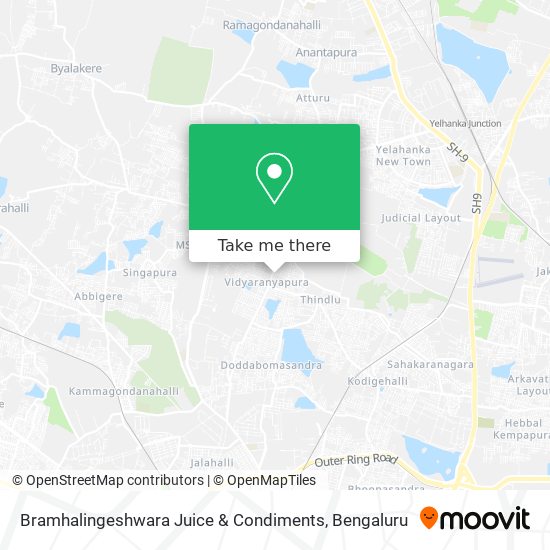 Bramhalingeshwara Juice & Condiments map