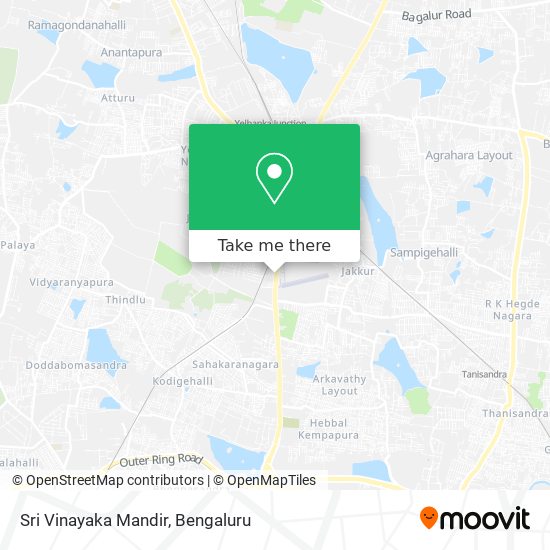 Sri Vinayaka Mandir map