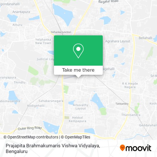 Prajapita Brahmakumaris Vishwa Vidyalaya map