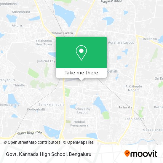 Govt. Kannada High School map