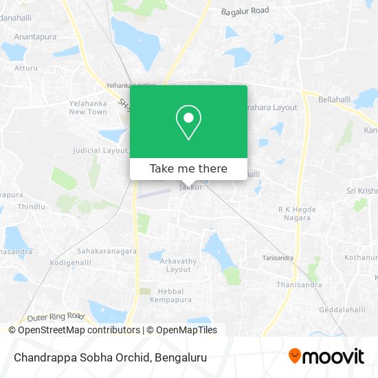 Chandrappa Sobha Orchid map