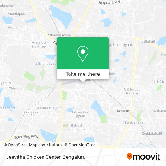 Jeevitha Chicken Center map