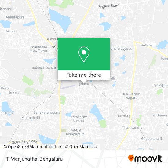 T Manjunatha map