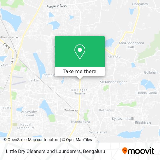 Little Dry Cleaners and Launderers map