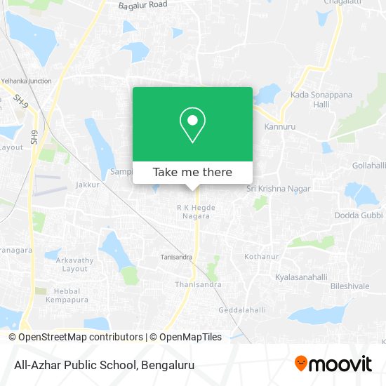All-Azhar Public School map