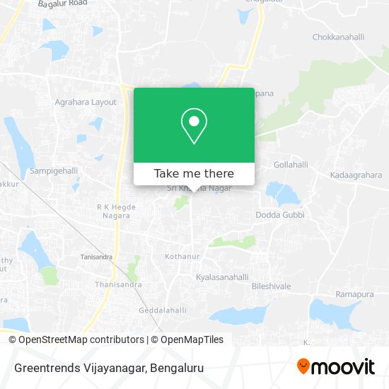 Greentrends Vijayanagar map