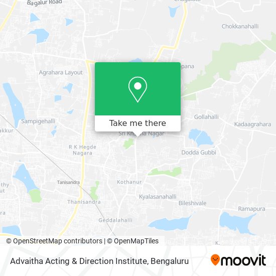 Advaitha Acting & Direction Institute map
