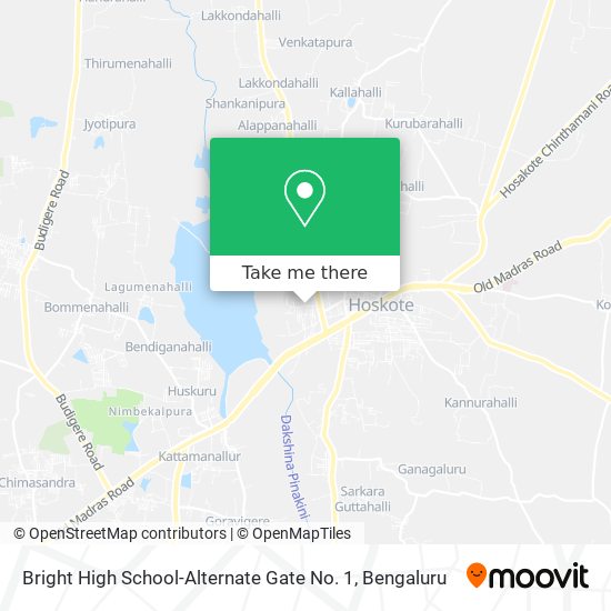 Bright High School-Alternate Gate No. 1 map