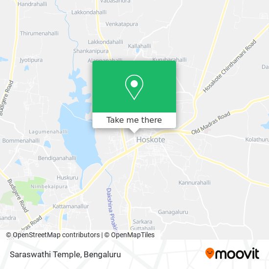 Saraswathi Temple map
