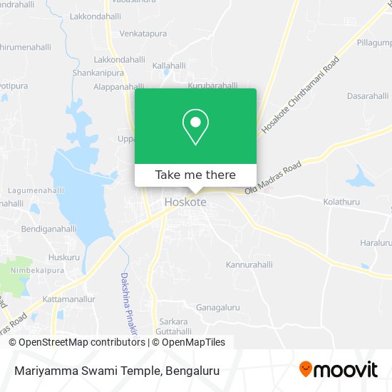 Mariyamma Swami Temple map