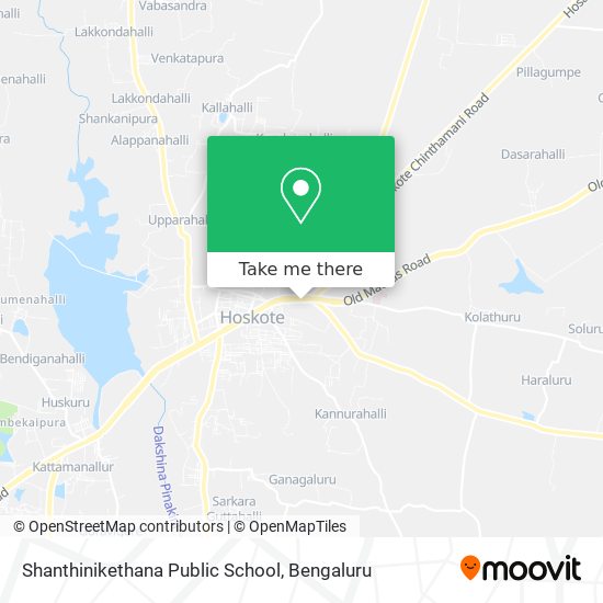 Shanthinikethana Public School map