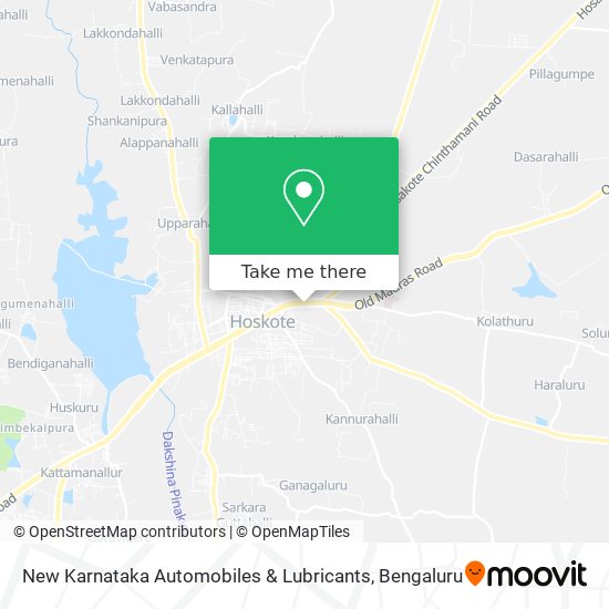 New Karnataka Automobiles & Lubricants map