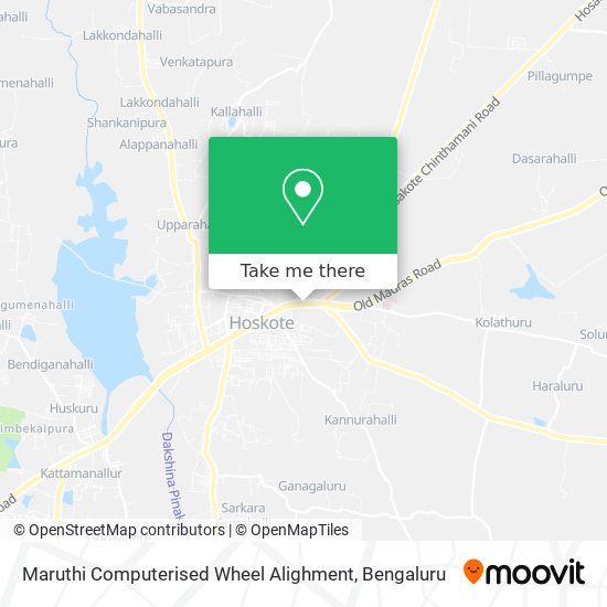 Maruthi Computerised Wheel Alighment map