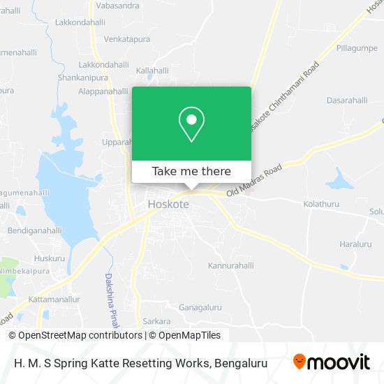 H. M. S Spring Katte Resetting Works map