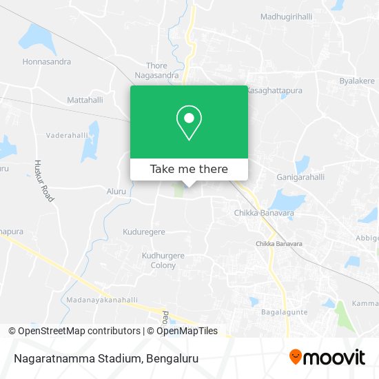 Nagaratnamma Stadium map