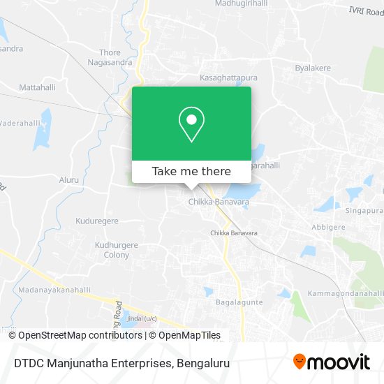 DTDC Manjunatha Enterprises map