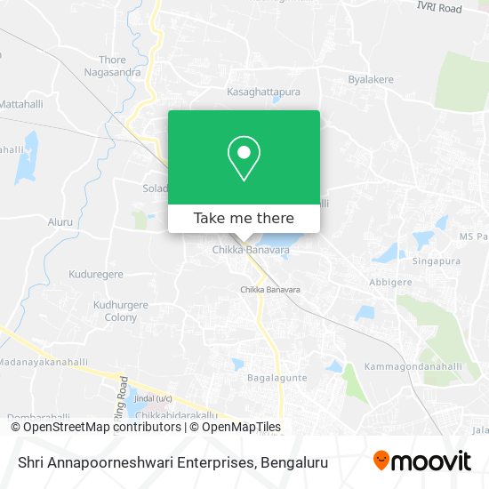 Shri Annapoorneshwari Enterprises map