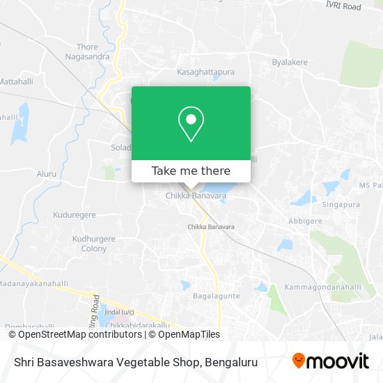 Shri Basaveshwara Vegetable Shop map