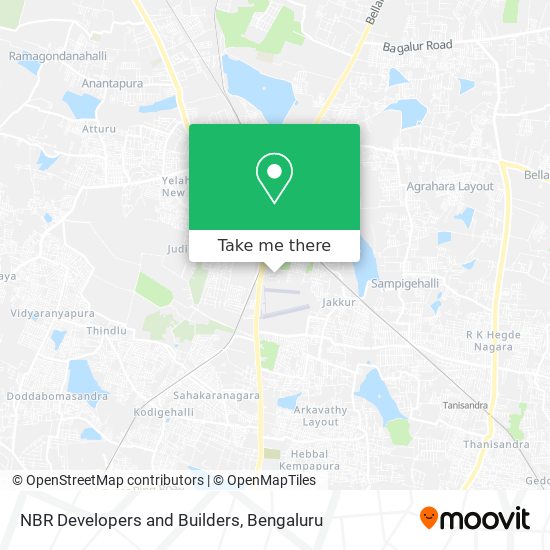 NBR Developers and Builders map