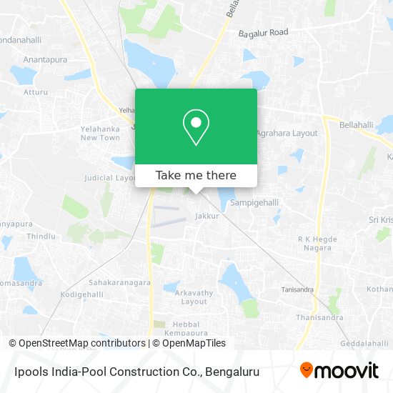 Ipools India-Pool Construction Co. map