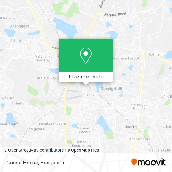 Ganga House map