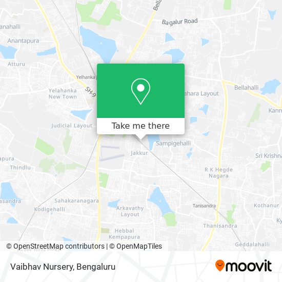 Vaibhav Nursery map