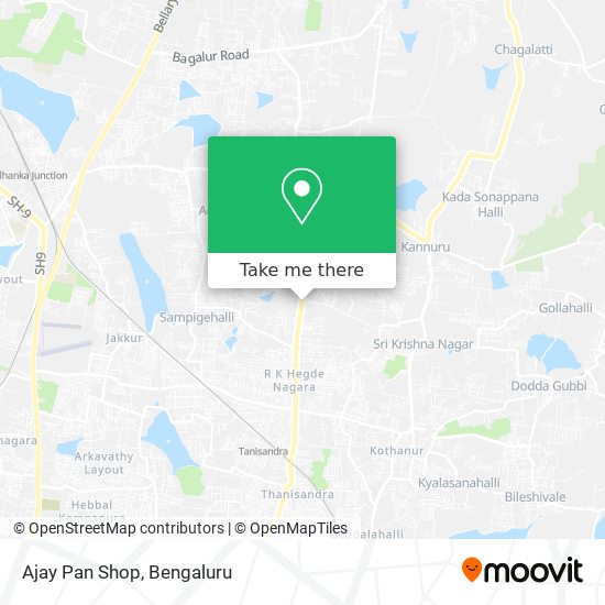 Ajay Pan Shop map