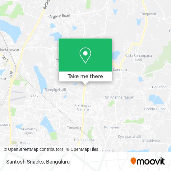 Santosh Snacks map