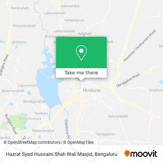 Hazrat Syed Hussaini Shah Wali Masjid map