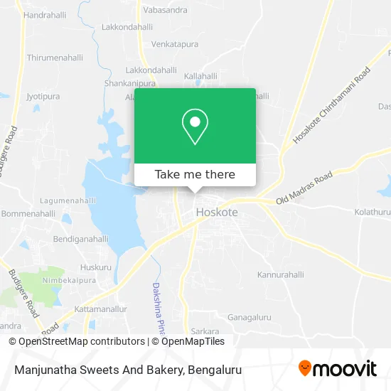 Manjunatha Sweets And Bakery map