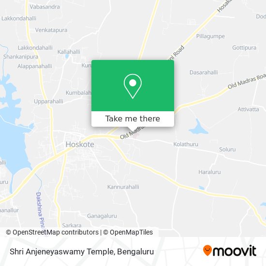 Shri Anjeneyaswamy Temple map