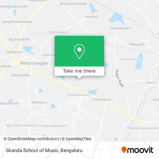 Skanda School of Music map