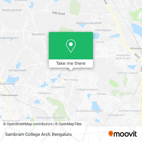 Sambram College Arch map