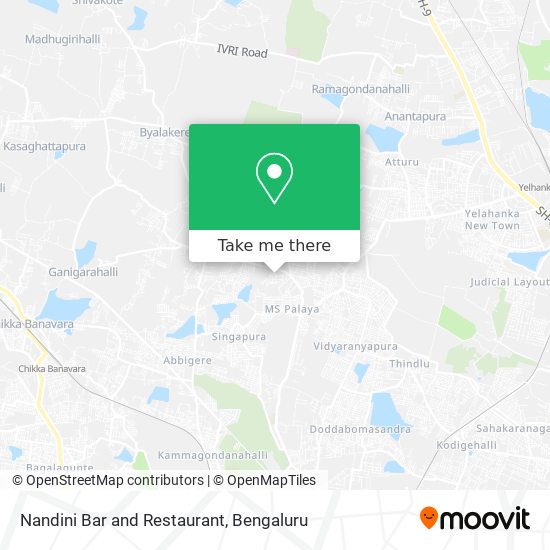 Nandini Bar and Restaurant map