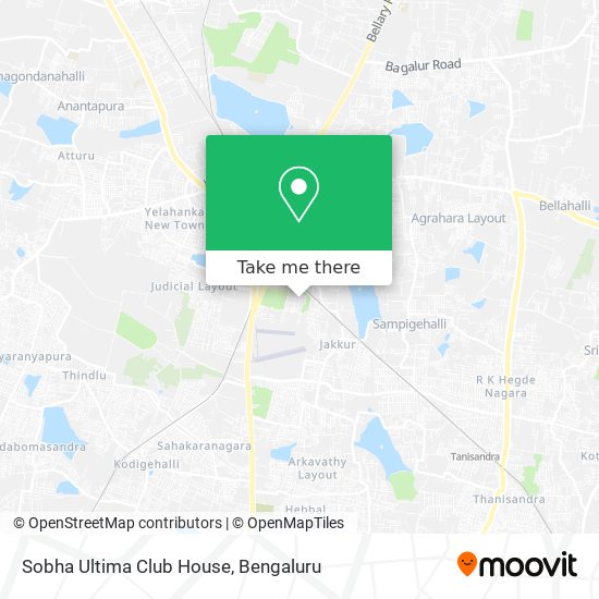 Sobha Ultima Club House map