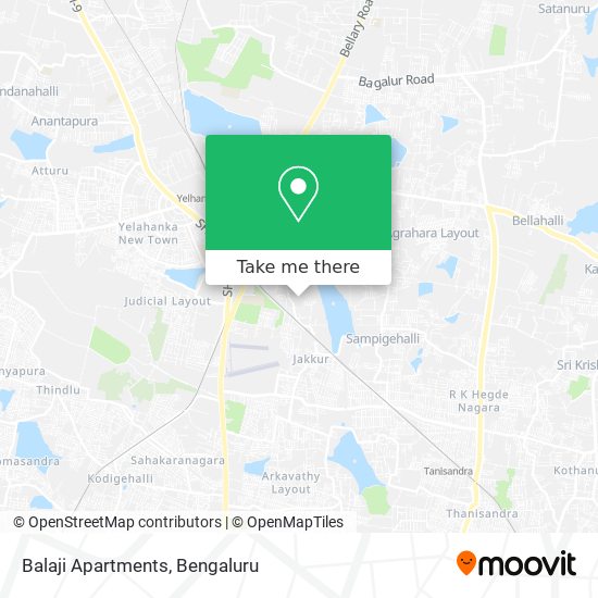 Balaji Apartments map