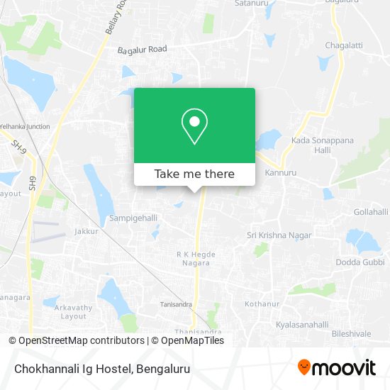 Chokhannali Ig Hostel map