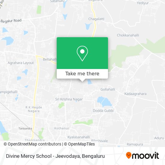 Divine Mercy School - Jeevodaya map