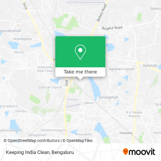 Keeping India Clean map