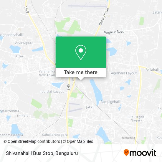 Shivanahalli Bus Stop map