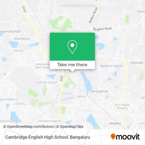 Cambridge English High School map